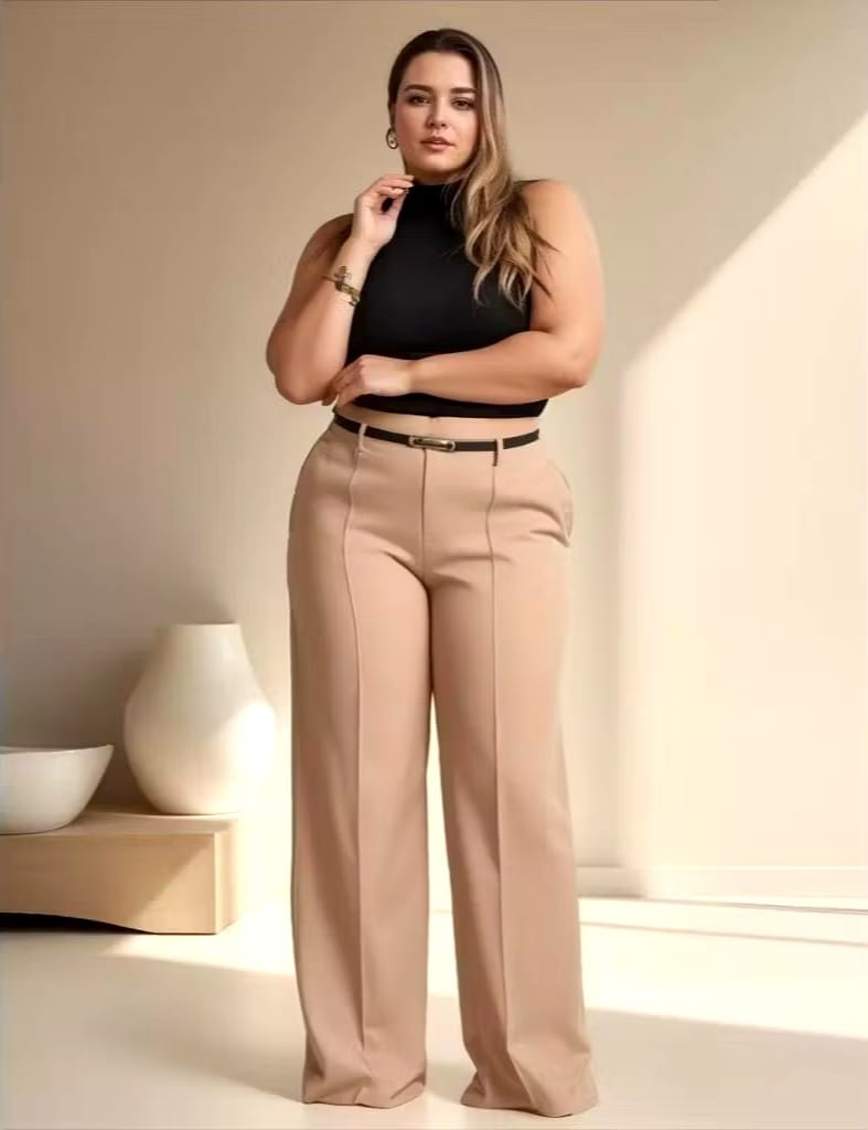 Calça Pantalona Plus Size