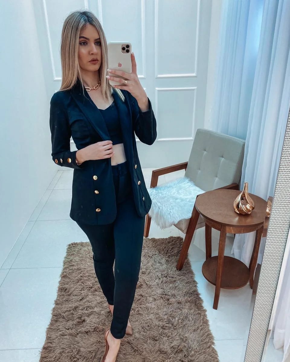 Conjunto 3 Peças Maxi Blazer - Imagem 3